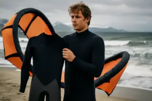 Mute per kitesurf in acque fredde: perché il materiale influisce davvero sulla resistenza