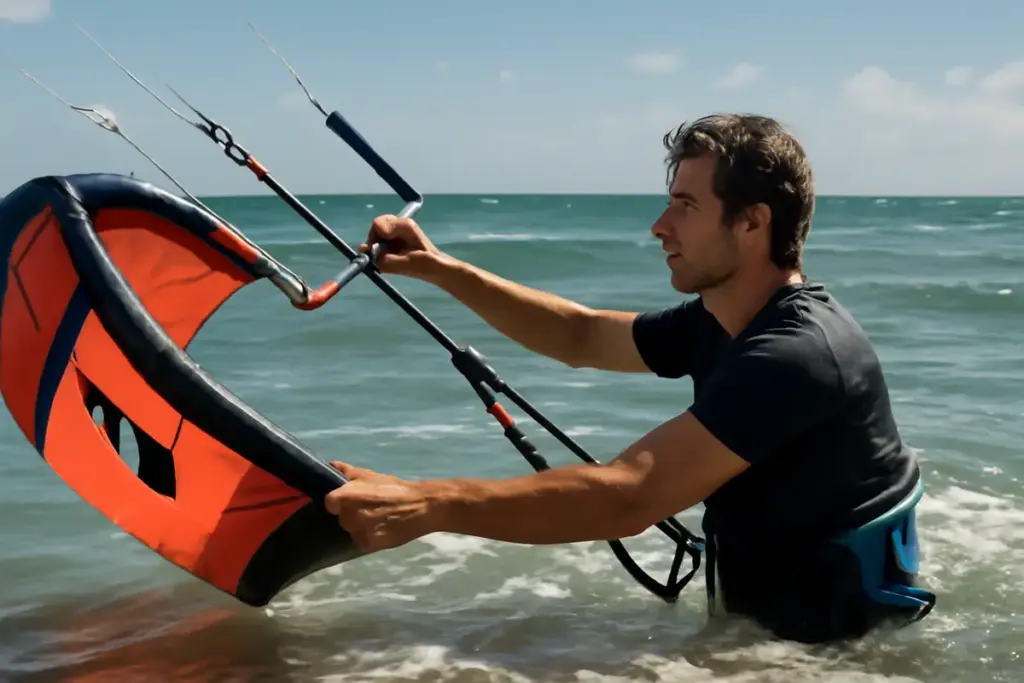 Tecniche di rilancio del kite dall’acqua: la mossa che dimezza i tempi tra una sessione e l’altra
