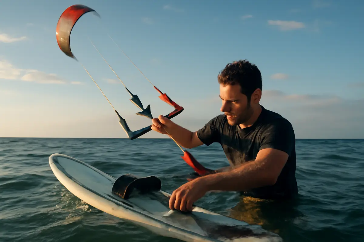 Come si effettua l’autosalvataggio nel kitesurf? Passaggi chiave per tornare a riva anche senza aiuti