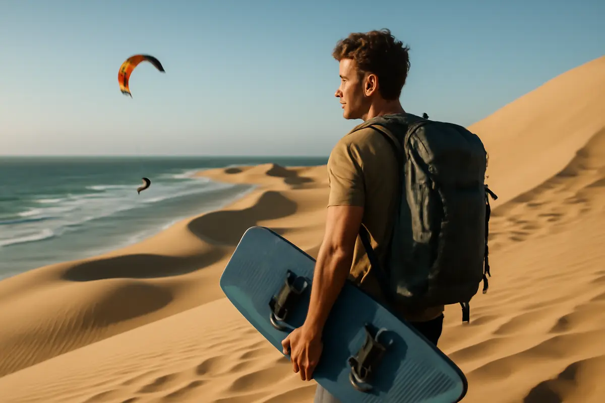 Viaggi avventura fra dune e mare: la destinazione che unisce kitesurf e deserti spettacolari
