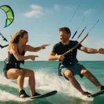 Kitesurf in coppia: consigli pratici per sessioni sincronizzate senza ostacolarsi a vicenda