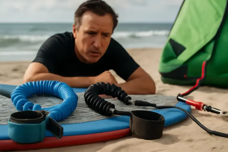Leash per tavole SUP e kite: sbagliare lunghezza può compromettere la sicurezza
