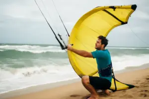 Come si affronta il vento onshore praticando kitesurf? Una strategia poco nota riduce i rischi in spiaggia