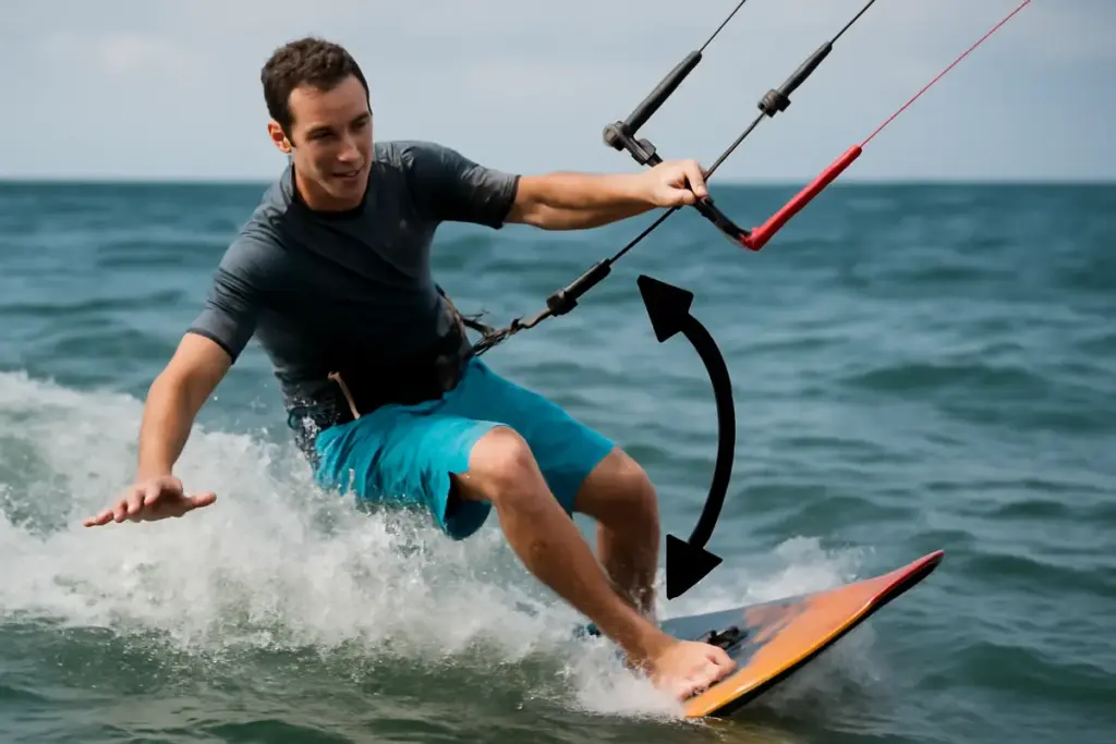 Come gestire il pannicello d’acqua in kitesurf? Il semplice movimento che previene le cadute