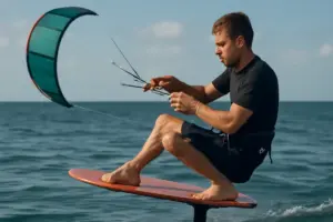 Kitesurf in foiling: la regolazione dell’assetto che aumenta stabilità e velocità anche ai primi tentativi