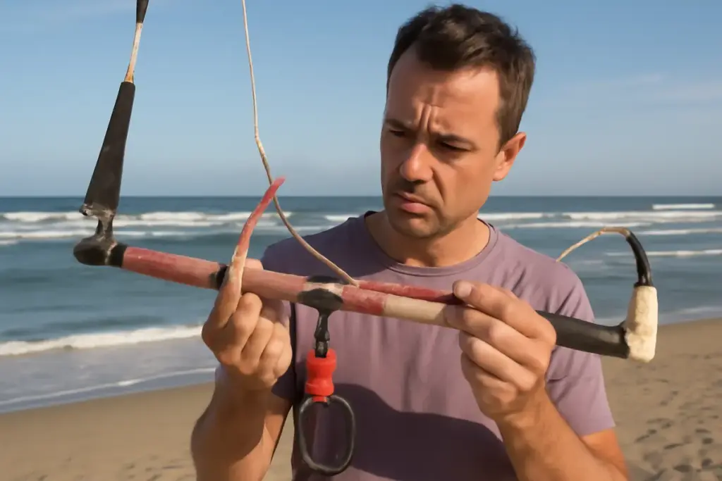 Quando sostituire la barra da kitesurf? I segnali che spesso vengono ignorati