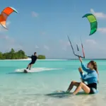 Kitesurf alle Maldive è solo per esperti? In realtà ci sono lagune ideali anche per principianti