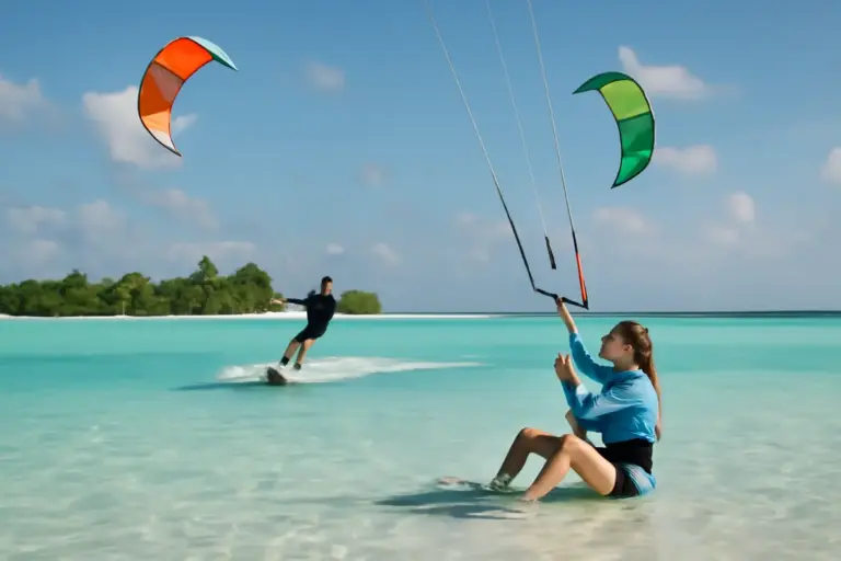 Kitesurf alle Maldive è solo per esperti? In realtà ci sono lagune ideali anche per principianti